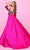 Tarik Ediz 54198 - Deep V-Neck Beaded Top Evening Gown Prom Dresses