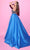 Tarik Ediz 54198 - Deep V-Neck Beaded Top Evening Gown Prom Dresses