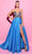 Tarik Ediz 54198 - Deep V-Neck Beaded Top Evening Gown Prom Dresses