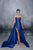 Tarik Ediz 96092 - Strapless Side Draped Prom Gown Prom Dresses 0 / Nil Green