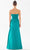 Tarik Ediz 98300 - Pleated Detail Strapless Evening Gown Evening Dresses 6 / Anthracite