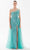 Tarik Ediz 98308 - Bow Accent Strapless Evening Dress Evening Dresses 0 / Nile Green