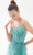 Tarik Ediz 98308 - Bow Accent Strapless Evening Dress Evening Dresses