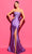 Tarik Ediz 98441 - Strapless Ruched Evening Dress Special Occasion Dress 0 / Lavander