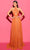 Tarik Ediz 98485 - Keyhole Ruched Sheath Gown Evening Dresses