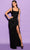 Tarik Ediz 98568 - Floral Bead Embellished Long Dress Prom Dresses 0 / Black