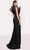 Tarik Ediz 98705 - Sheer Textured Evening Gown Evening Dresses