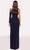 Tarik Ediz 98712 - Long Sleeve One Shoulder Gown Prom Gown