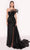 Tarik Ediz 98752 - Fan Bodice Evening Gown Prom Dresses 0 / Black