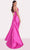 Tarik Ediz 98756 - Spaghetti Strap Braided Gown Prom Dresses