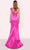 Tarik Ediz 98768 - Pleated Sheath Evening Dress Prom Dresses