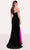 Tarik Ediz 98794 - Two Toned Bow Gown Prom Dresses