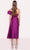 Tarik Ediz 98796 - Bow Bodice Tea Length Dress Homecoming Dresses