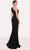 Tarik Ediz 98857 - Plunging Cutout Long Gown Long Gown