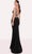 Tarik Ediz 98878 - Embellished Cutout Evening Gown Evening Gown