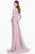 Terani Couture 1821M7550 - Off Shoulder Evening Gown with Sash Mother of the Bride Dresses 10 / Wine