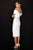 Terani Couture 2011C2009 - Short Sleeve Knee-Length Cocktail Dress Cocktail Dresses 8 / Ivory