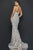 Terani Couture 2011P1067 - Applique Mermaid Prom Dress Evening Dresses 8 / Ivory Nude