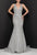 Terani Couture 2012P1285 - Beaded Motif Prom Gown Prom Dresses 16 / Silver Nude