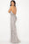 Terani Couture 2012P1463 - Adorned Halter Prom Dress Prom Dresses 16 / Silver