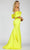 Terani Couture 231P0181 - Ruffled Sleeve Sheath Evening Gown Evening Dresses