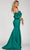 Terani Couture 231P0181 - Ruffled Sleeve Sheath Evening Gown Evening Dresses