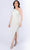 Terani Couture 232C1121 - Asymmetrical Cocktail Dress With Slit Special Occasion Dress 00 / Ivory