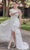 Terani Couture 232C1134 - One Shoulder Overskirt Cocktail Dress Special Occasion Dress 00 / Ivory