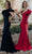 Terani Couture 232E1289 -One-Shoulder Fitted Bodice Evening Gown Bridesmaid Dresses 12 / Red