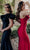 Terani Couture 232E1289 -One-Shoulder Fitted Bodice Evening Gown Bridesmaid Dresses 12 / Red