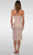 Terani Couture 241C2320 - Strapless Heat Set Stone Embellished Knee-Length Dress Formal Dresses