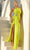 Terani Couture 241E2419 - Pleat Draped Evening Dress Evening Dresses 00 / Citrine