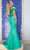 Terani Couture 241E2490 - Feather Fringed Mermaid Evening Dress Evening Dresses