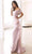 Terani Couture 241M2703 - Off-Shoulder A-Line Prom Dress Prom Dresses 8 / Mink