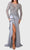 Terani Couture 241M2730 - Beaded Long Sleeve Evening Dress Evening Dresses 00 / Powder Blue