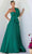 Terani Couture 241P2067 - One-Shoulder Bow Detailed Evening Dress Evening Dresses 4 / Red