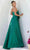 Terani Couture 241P2067 - One-Shoulder Bow Detailed Evening Dress Evening Dresses 4 / Red