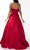 Terani Couture 241P2067 - One-Shoulder Bow Detailed Evening Dress Evening Dresses 4 / Red