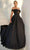 Terani Couture 241P2075 - Front Cut-Out A-Line Prom Dress Prom Dresses 00 / Black