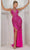 Terani Couture 241P2163 - Embellished Sheath Prom Dress Prom Dresses 00 / Magenta Fuchsia