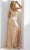 Terani Couture 241P2195 - Asymmetric Beaded Tulle Evening Dress Evening Dresses 18 / Blush