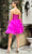 Terani Couture 242C3047 - Beaded Top Straight Across Cocktail Dress Homecoming Dresses