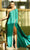 Terani Couture 242E3133 - Asymmetric Sheath Evening Gown with Cape Evening Dresses 18 / Navy