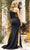 Terani Couture 242E3134 - Illusion Cutout Asymmetric Evening Gown Evening Dresses