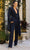 Terani Couture 242E3180 - Plunging V-Neck Crepe Pantsuit Formal Pantsuits 00 / Navy