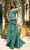 Terani Couture 242M3335 - Sweetheart Ruffle Draped Evening Gown Evening Dresses 00 / Emerald