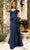 Terani Couture 242M3335 - Sweetheart Ruffle Draped Evening Gown Evening Dresses 00 / Navy