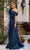 Terani Couture 242M3342 - Ruffled Shoulder Overskirt Evening Gown Evening Dresses