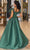 Terani Couture 242M3357 - Feather Accent Off Shoulder Evening Gown Prom Dresses