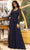 Terani Couture 242M3410 - Scoop Neck Embroidered Evening Dress Evening Dresses 00 / Navy